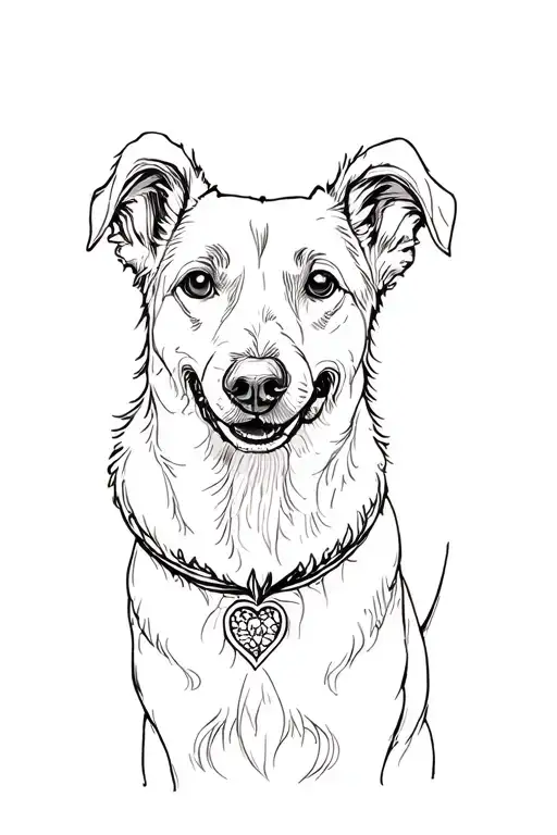dog memorial tattoo tattoo design idea