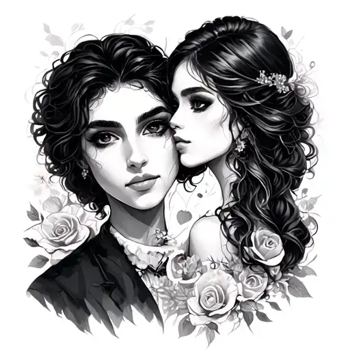 love and stories one day" tattoo design idea