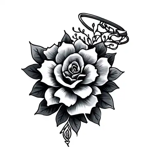 Ankle Bracelet tattoo design idea