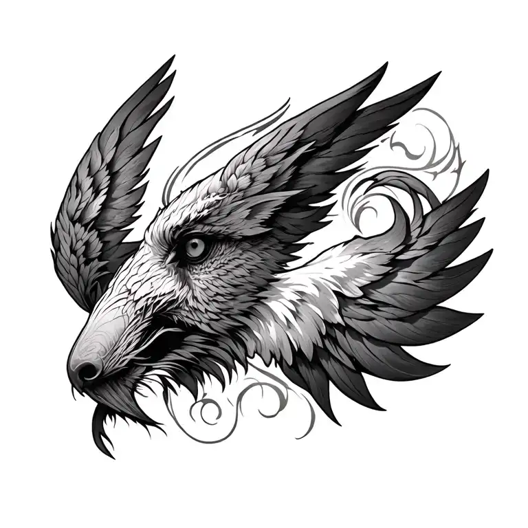 Slavic Veles tattoo design idea