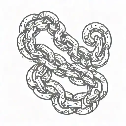 New Chains Same Shackles words tattoo design idea