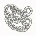 New Chains Same Shackles words tattoo design idea