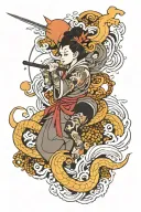 Andy, Saggitarius, Nonbinary, Miami tattoo design idea