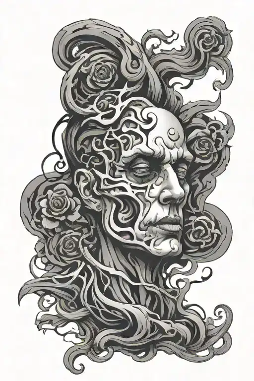 Psychosis tattoo design idea