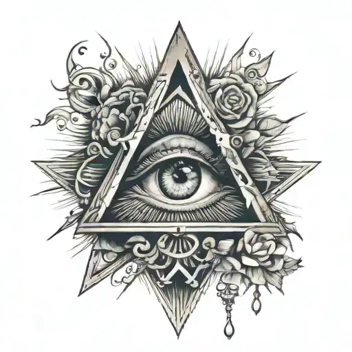 illuminati tattoo design idea