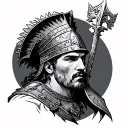 St. Florian Gladiator tattoo design idea