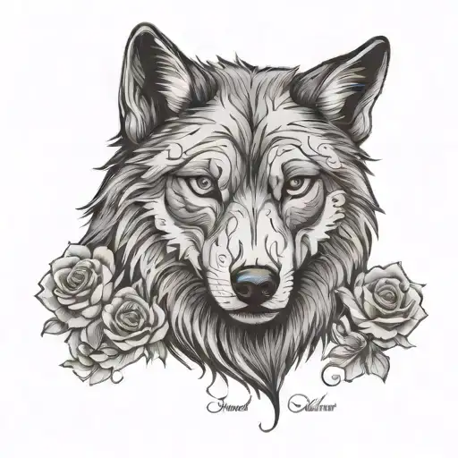 the words "wolf in sheeps clothing" tattoo design idea