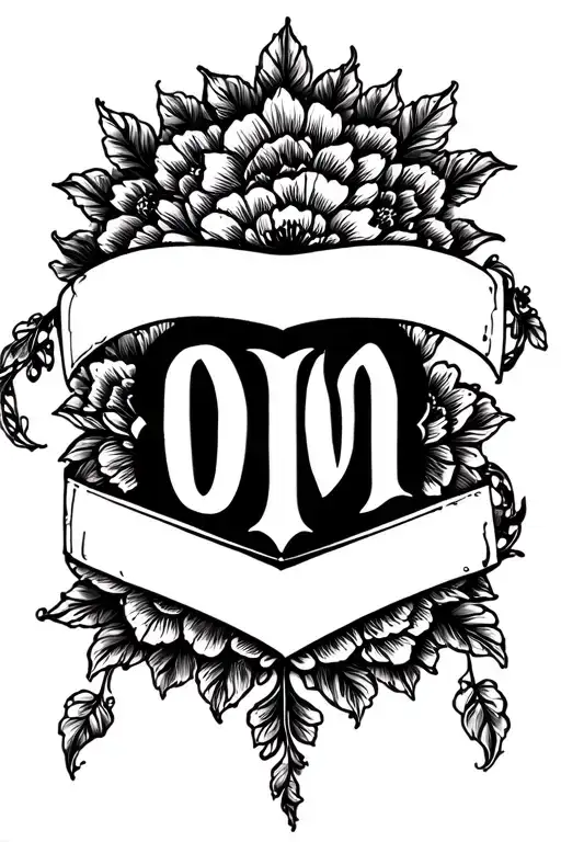 Mom's name tattoo tattoo design idea