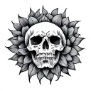 bless tattoo design idea