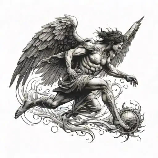 cybersigilisim Icarus falling Icarus tattoo design idea