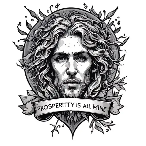 prosperity is mine all mine tattoo design idea