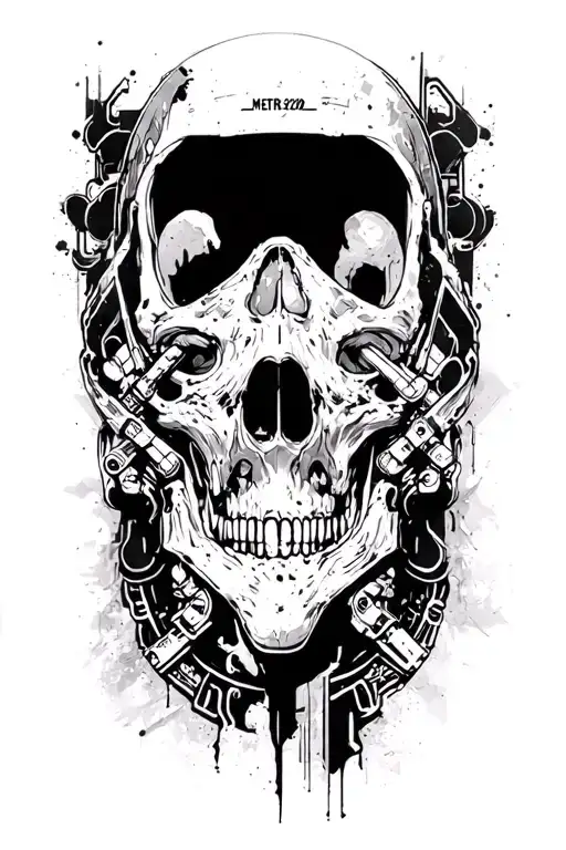 Metro 2033 tattoo design idea