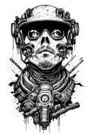 Metro 2033 tattoo design idea