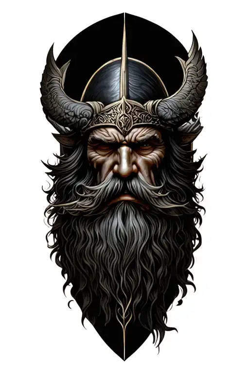 Odin tattoo design idea