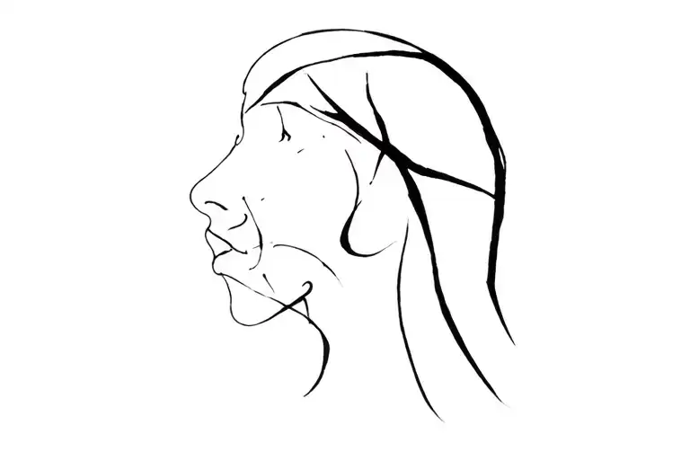 Anxiety Anger Silence scar tattoo design idea