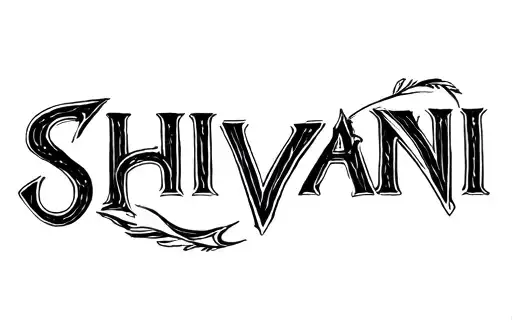 "Shivani" tattoo design idea