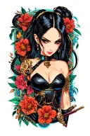 Nico Robin tattoo design idea