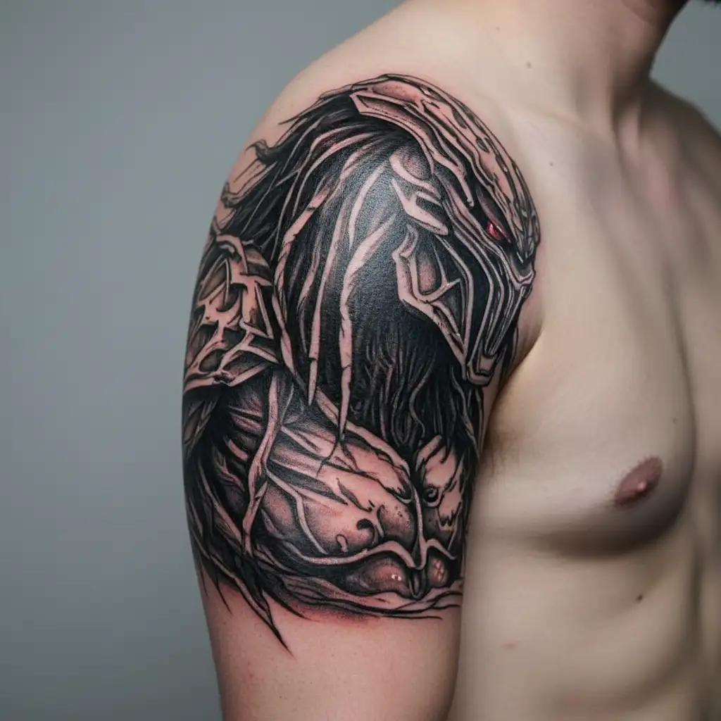 predator tattoo design idea