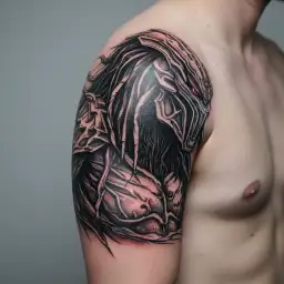 predator tattoo design idea