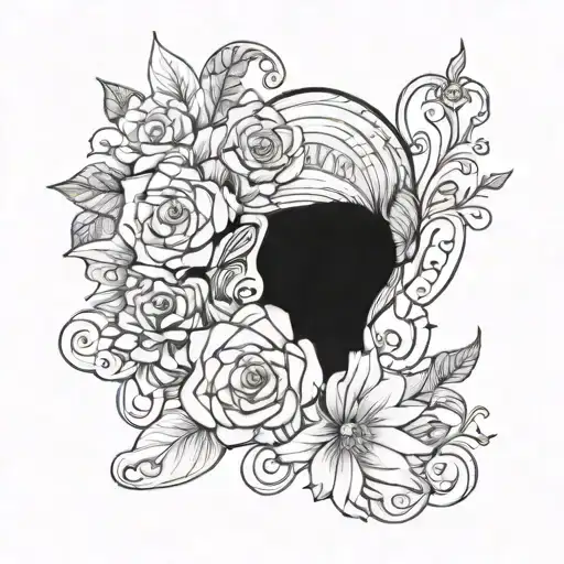 tattoo for the birth of my daughter on 08/06/2023 tattoo design idea