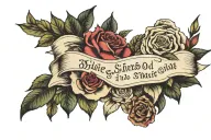 bible verse tattoo design idea
