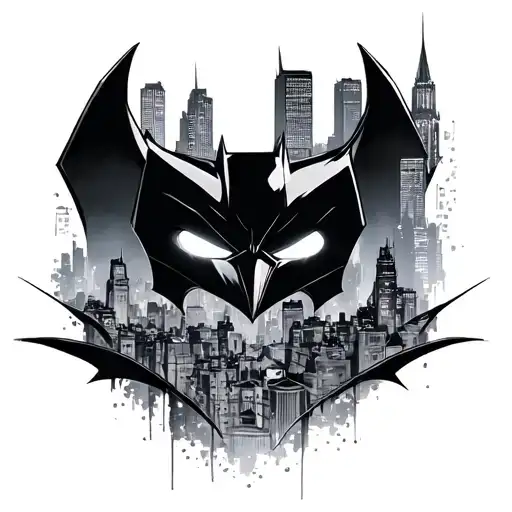 gotham city  tattoo design idea