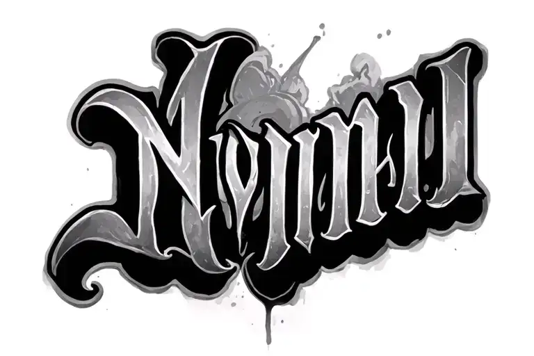 November 11 1991 Roman Numerals tattoo design idea