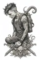 Grandson tattoo design idea