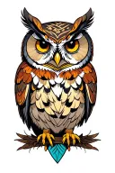 owl tattoo design idea