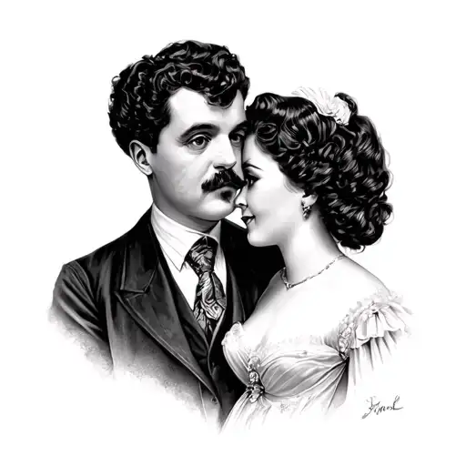 Oscar Stanley Flo Dorothy tattoo design idea