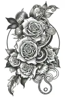 audio tattoo design idea