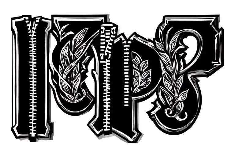 zip code tattoo design idea
