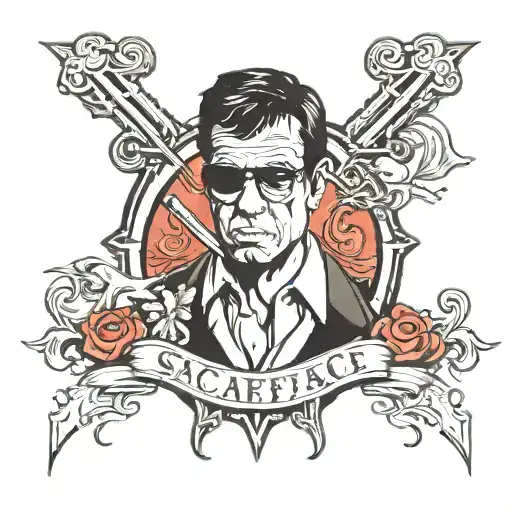 scarface arm tattoo tattoo design idea