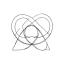 Astrological sign Aries Aquarius and Gemini tattoo design idea