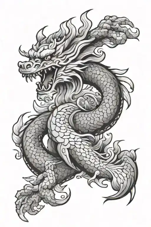 Korean tattoo design idea