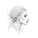 100 in 3D tattoo design idea