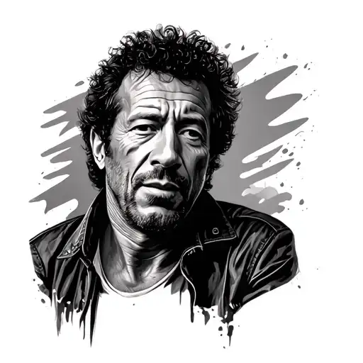 Bruce Springsteen tattoo design idea