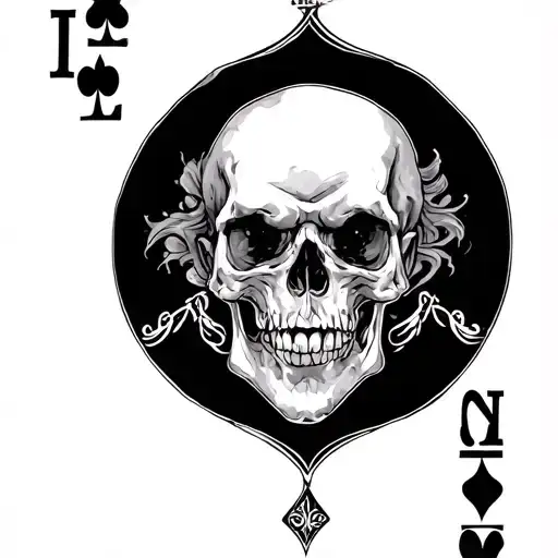 Lifes A Gamble tattoo design idea