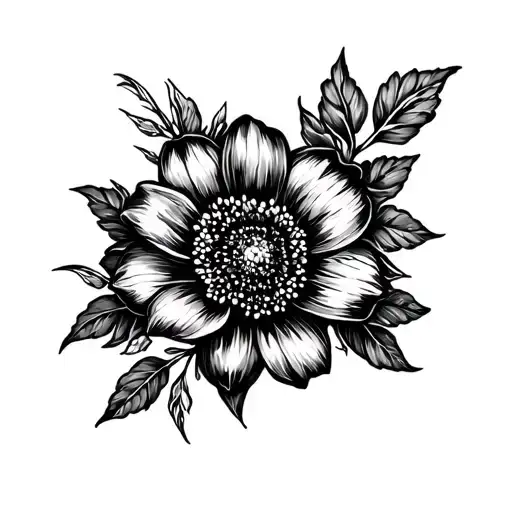 flower dainty fine line tattoo spine tattoo design idea