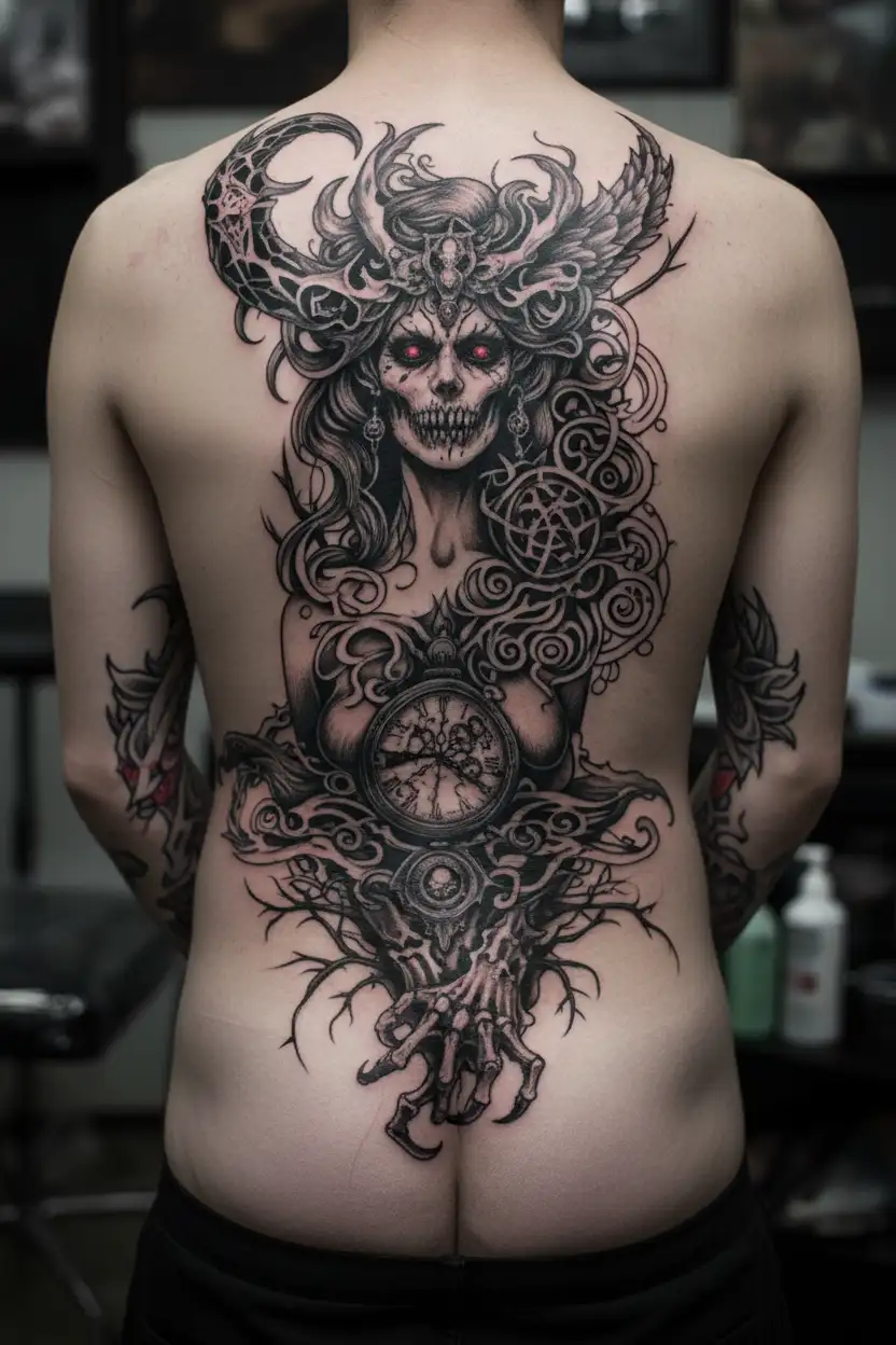 hecate+magic tattoo design idea