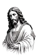 Jesus Christ tattoo design idea