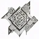 tribal watercolor tattoo tattoo design idea