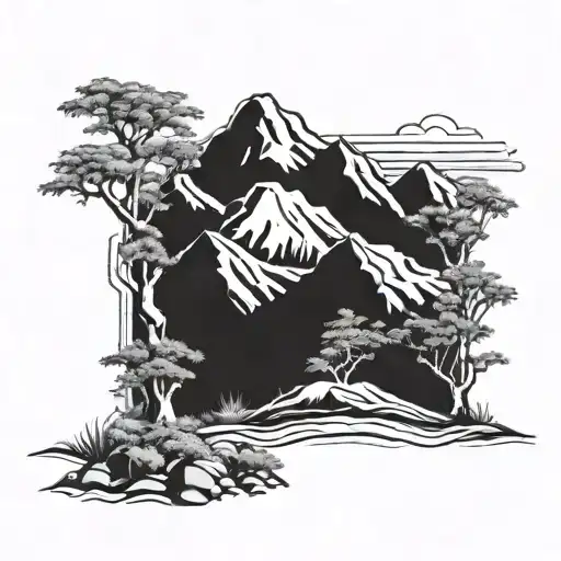 kilimanjaro tattoo design idea