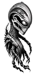 alien industries tattoo design idea
