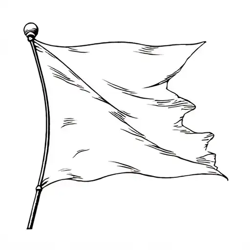 templar flag in a french field There tattoo design idea