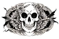 spooky tattoo design idea