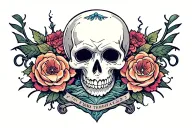 spooky tattoo design idea