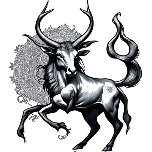 Taurus Libra tattoo design idea