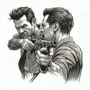 Max Payne tattoo design idea