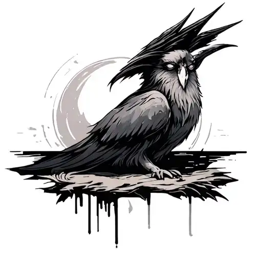 Igris from Solo Leveling minimalistic tattoo with shadow effect tattoo design idea